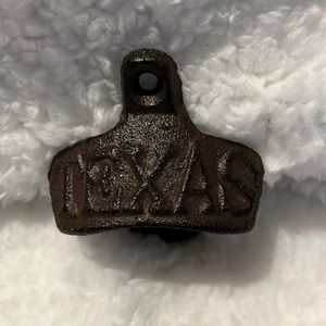 Texas Metal Bottle Cap Opener.